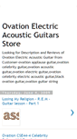 Mobile Screenshot of ovation-electric-acoustic-guitar.blogspot.com