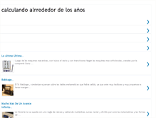 Tablet Screenshot of calculandoporlahistoria.blogspot.com