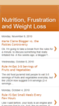 Mobile Screenshot of nutritionfrustrationandweightloss.blogspot.com