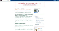 Desktop Screenshot of mitologiaszakkor.blogspot.com
