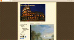 Desktop Screenshot of derecho-romano-unneesquina.blogspot.com