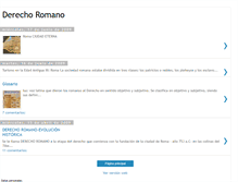 Tablet Screenshot of derecho-romano-unneesquina.blogspot.com