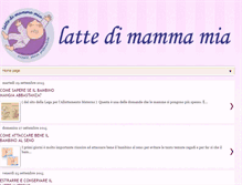 Tablet Screenshot of lattedimammamia.blogspot.com
