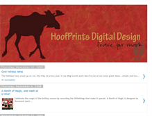 Tablet Screenshot of hoofprintsdesign.blogspot.com