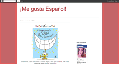 Desktop Screenshot of megustaespanhol.blogspot.com