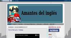 Desktop Screenshot of amantesdelingles.blogspot.com