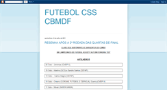 Desktop Screenshot of futebolcsscbmdf.blogspot.com