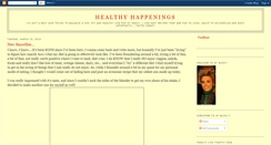 Desktop Screenshot of healthyhappenings.blogspot.com