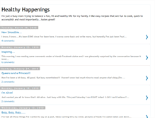 Tablet Screenshot of healthyhappenings.blogspot.com