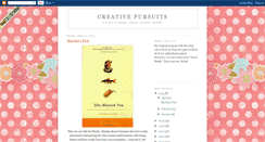 Desktop Screenshot of mycreativepursuits.blogspot.com
