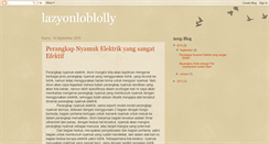 Desktop Screenshot of lazyonloblolly.blogspot.com