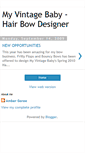 Mobile Screenshot of mvbhairbowdesigner.blogspot.com