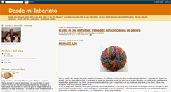 Desktop Screenshot of desdemilaberinto.blogspot.com