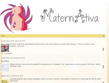 Tablet Screenshot of maternativa.blogspot.com