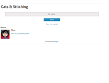 Tablet Screenshot of catstitching.blogspot.com