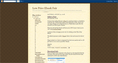 Desktop Screenshot of ebookfair.blogspot.com