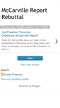 Mobile Screenshot of mccarvillereportrebuttal.blogspot.com