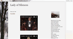 Desktop Screenshot of ladyofsilencescalmdistress.blogspot.com