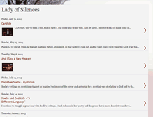 Tablet Screenshot of ladyofsilencescalmdistress.blogspot.com