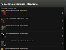 Tablet Screenshot of coleccionmini.blogspot.com