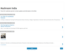 Tablet Screenshot of mushroomindia.blogspot.com