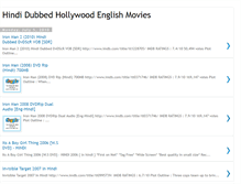 Tablet Screenshot of hindi-dubbed-english-movies.blogspot.com