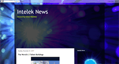 Desktop Screenshot of inteleknews.blogspot.com