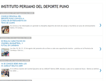 Tablet Screenshot of consejoregionaldeldeportepuno.blogspot.com