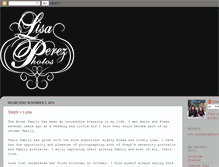 Tablet Screenshot of lisaperezphotos.blogspot.com