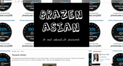 Desktop Screenshot of brazenasian.blogspot.com