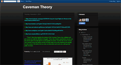 Desktop Screenshot of cavemantheory101.blogspot.com