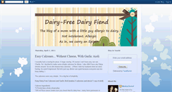 Desktop Screenshot of dairyfreedairyfiend.blogspot.com