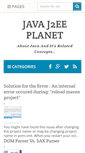 Mobile Screenshot of javaj2eeplanet.blogspot.com