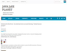 Tablet Screenshot of javaj2eeplanet.blogspot.com