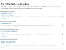 Tablet Screenshot of 101st-galleria-regulars.blogspot.com