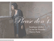 Tablet Screenshot of please-dont-couture.blogspot.com