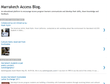 Tablet Screenshot of marrakechaccess.blogspot.com
