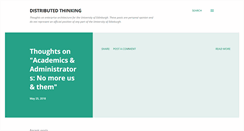 Desktop Screenshot of distributed-thinking.blogspot.com