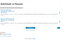 Tablet Screenshot of mobilidadenopassado.blogspot.com
