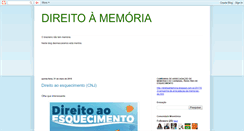 Desktop Screenshot of direitoamemoria.blogspot.com