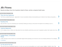 Tablet Screenshot of jbsfitness.blogspot.com