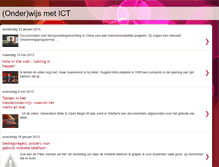 Tablet Screenshot of onderwijsmetict.blogspot.com