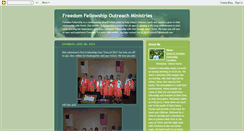 Desktop Screenshot of freedomfellowshipofparis.blogspot.com