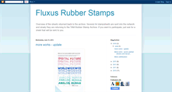 Desktop Screenshot of fluxusrubberstamps.blogspot.com