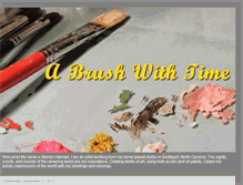 Tablet Screenshot of abrushwithtime.blogspot.com