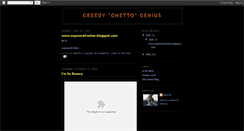 Desktop Screenshot of greedygenius.blogspot.com