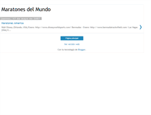 Tablet Screenshot of maratonmundo.blogspot.com