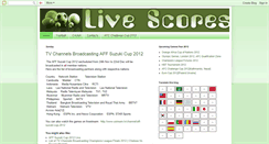 Desktop Screenshot of livescores11.blogspot.com