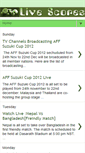 Mobile Screenshot of livescores11.blogspot.com