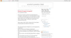 Desktop Screenshot of ajaxclasses.blogspot.com